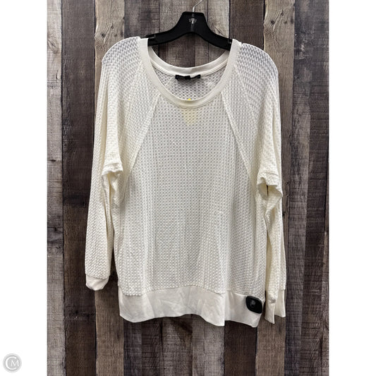 Top Long Sleeve By Jane And Delancey In Ivory, Size: S