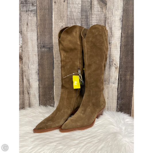 Boots Knee Heels By Dolce Vita In Tan, Size: 7