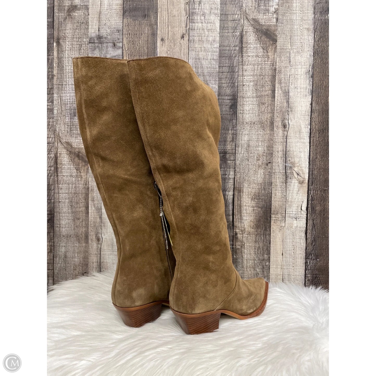 Boots Knee Heels By Dolce Vita In Tan, Size: 7