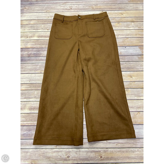 Pants Wide Leg By Loft In Brown, Size: 12