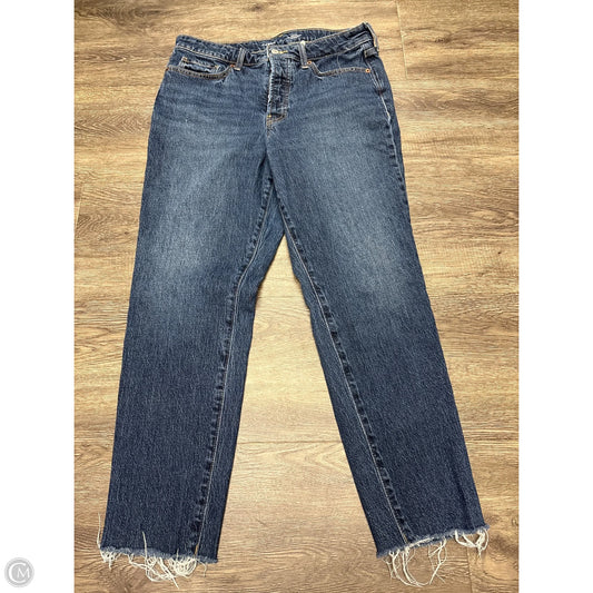 Jeans Straight By Old Navy In Blue Denim, Size: 12