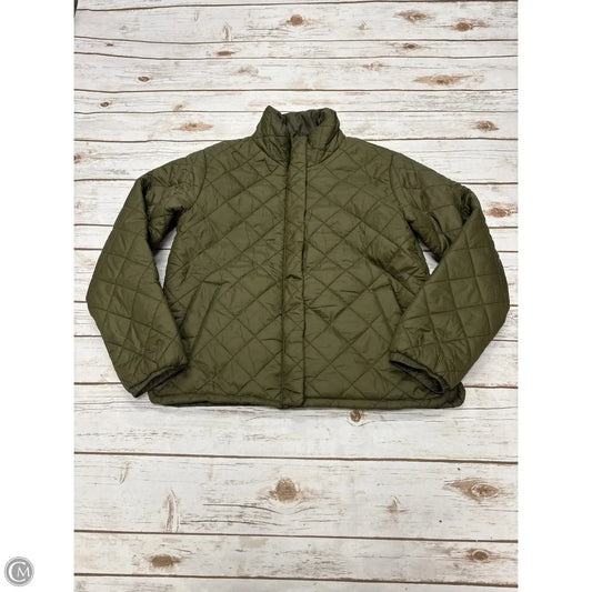 Jacket Puffer & Quilted By Old Navy In Green, Size: S