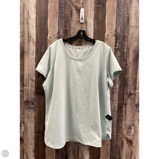Athletic Top Short Sleeve By Duluth Trading In Green, Size: 2x