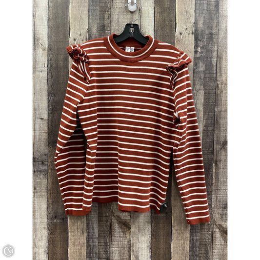 Sweater By Grace + Karma In Brown & White, Size: Xl
