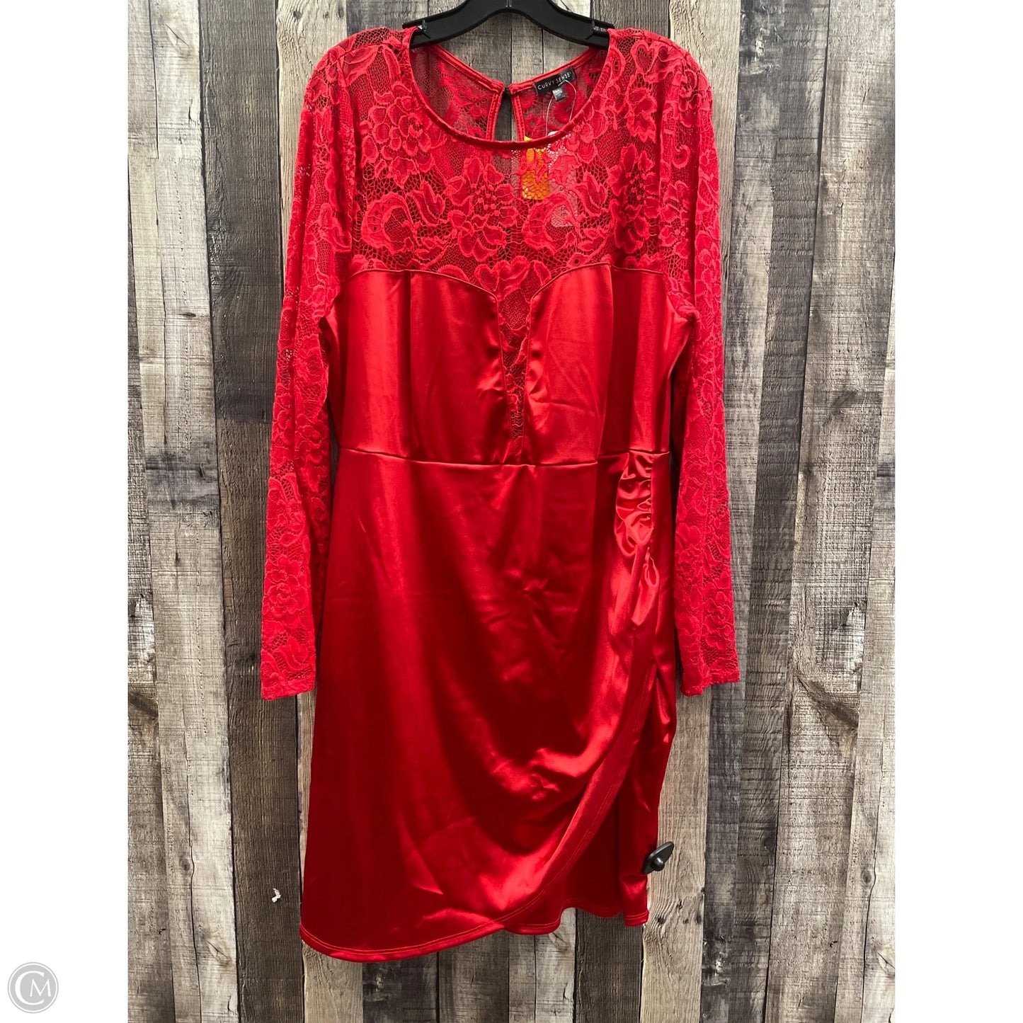 Dress Party Short By Cme In Red, Size: 3x