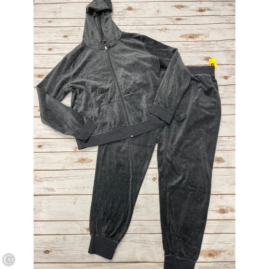 Athletic Pants 2pc By Fashion Nova In Grey, Size: 2x