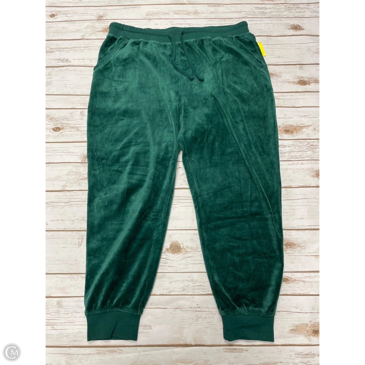 Athletic Pants 2pc By Fashion Nova In Green, Size: 2x