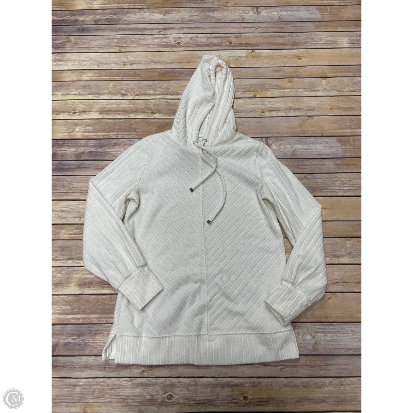 Top Long Sleeve By Nine West In Ivory, Size: L