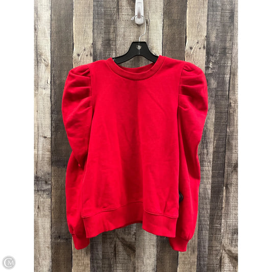 Top Long Sleeve By Express In Red, Size: S