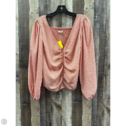 Top Long Sleeve By Abercrombie And Fitch In Multi-colored, Size: M