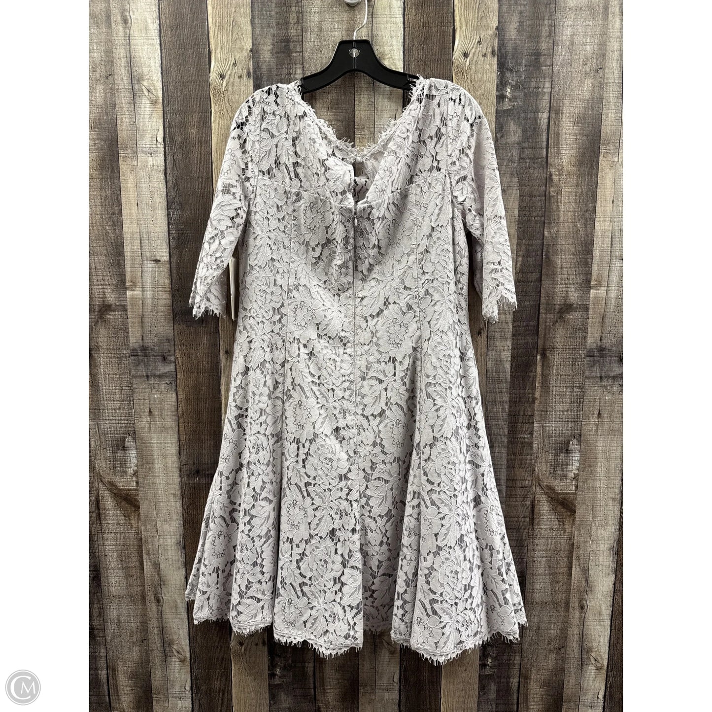 Dress Casual Midi By Eliza J In Purple, Size: 14