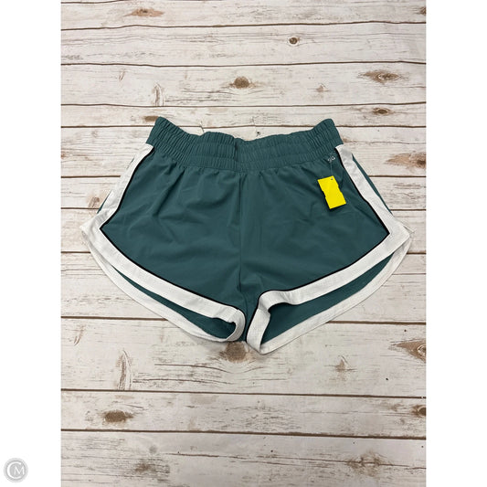 Athletic Shorts By Dsg Outerwear In Green & White, Size: L