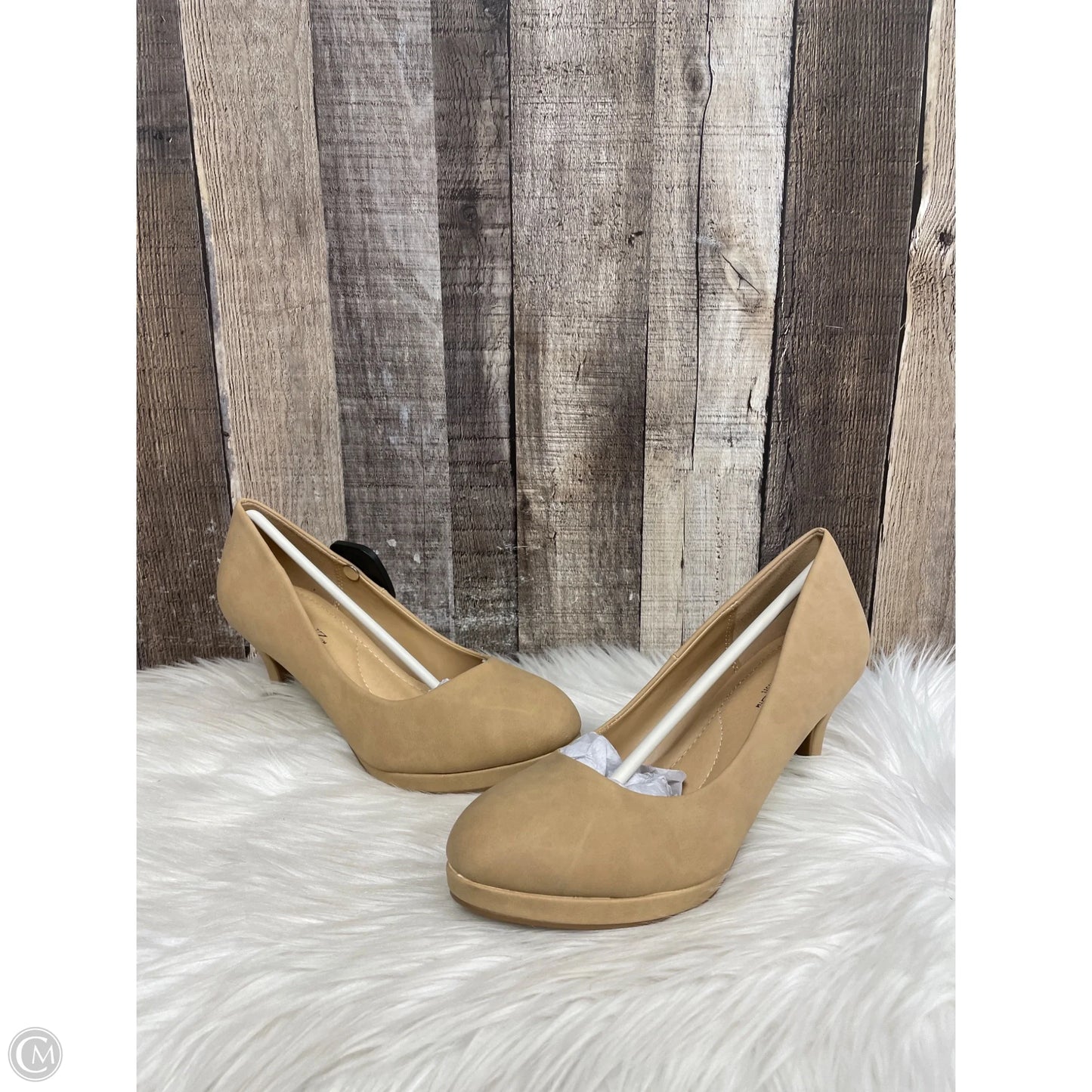 Shoes Heels Stiletto By Solanz In Tan, Size: 8