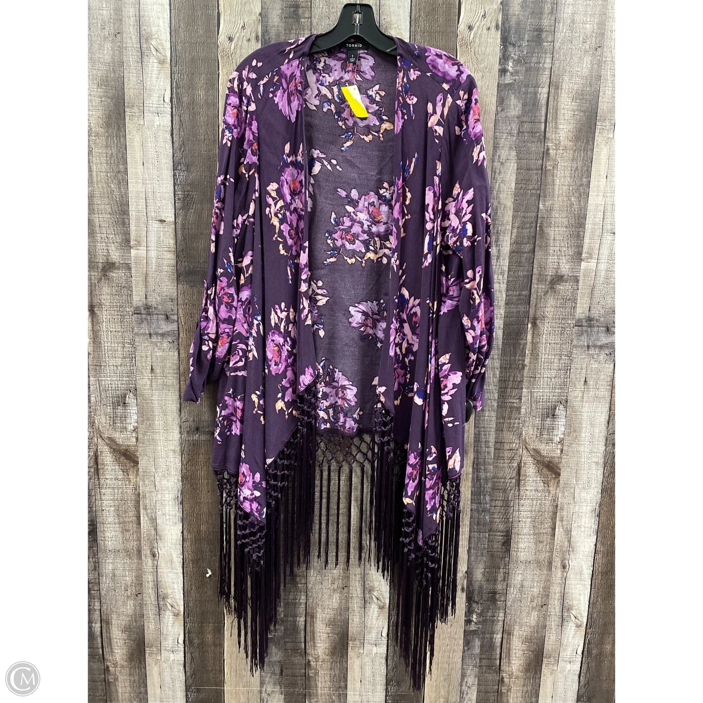 Cardigan By Torrid In Purple, Size: Xl
