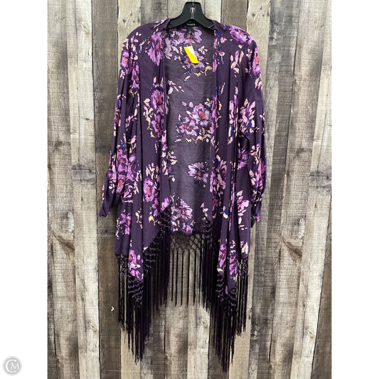 Cardigan By Torrid In Purple, Size: Xl