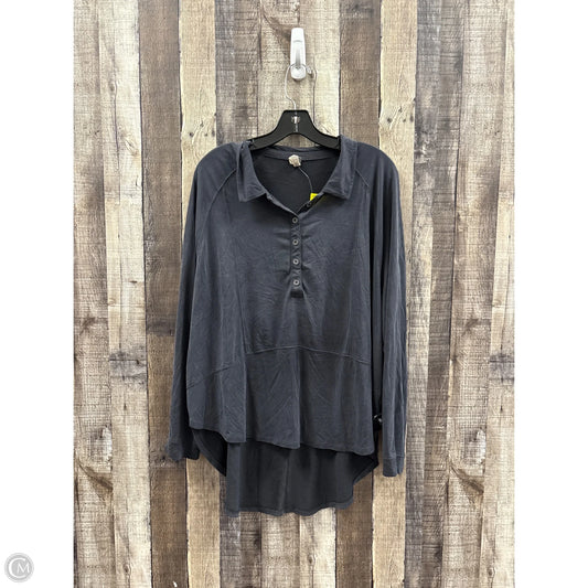 Top Long Sleeve By We The Free In Grey, Size: S