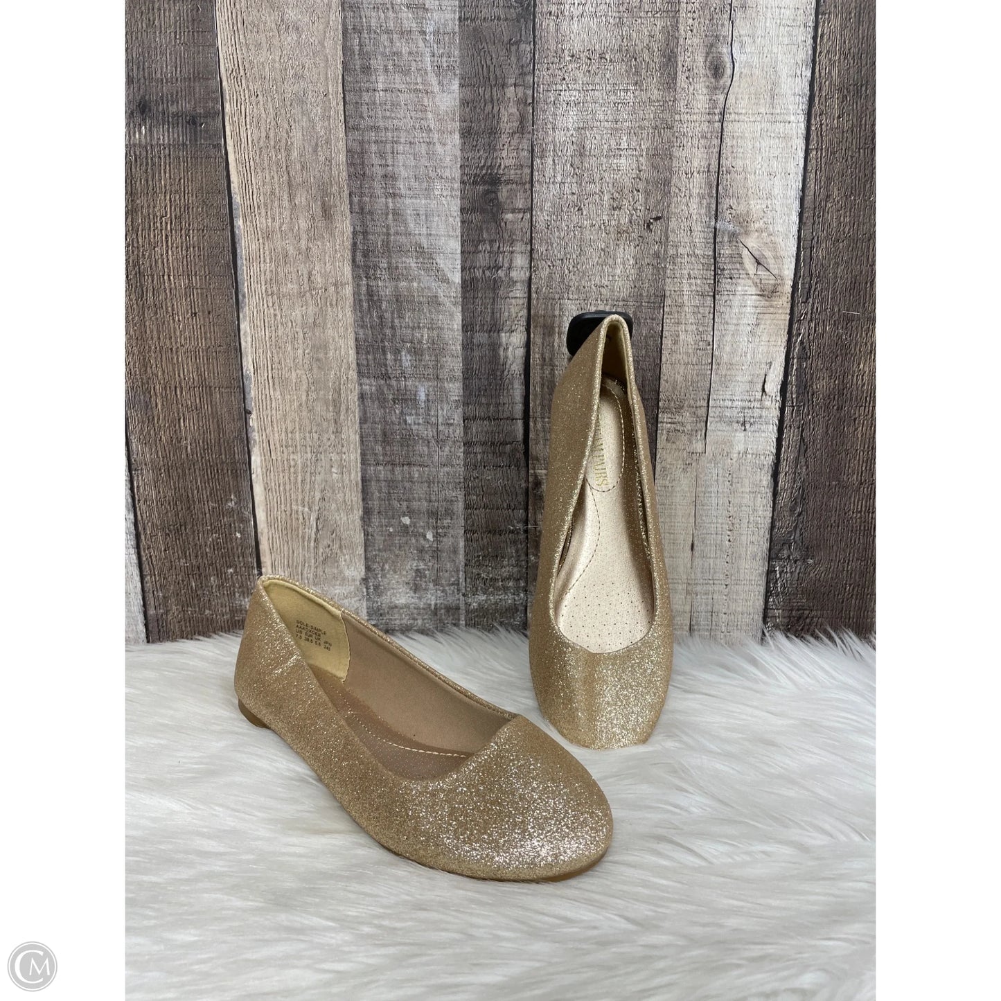 Shoes Flats By Dream Pairs In Gold, Size: 7.5