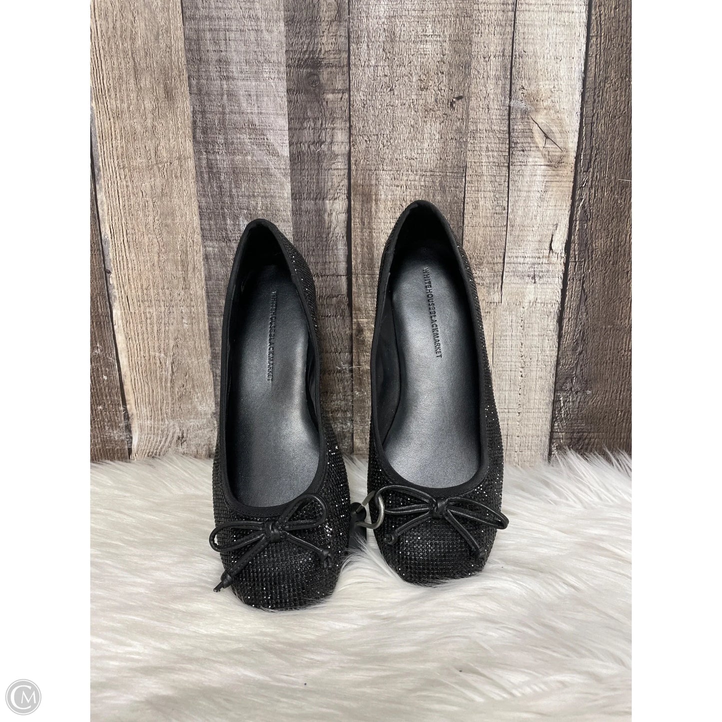 Shoes Flats By White House Black Market In Black, Size: 7.5