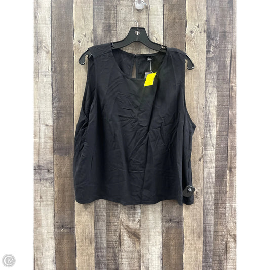 Top Sleeveless By Torrid In Black, Size: 2x