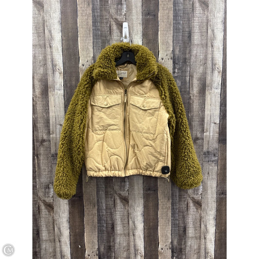 Jacket Faux Fur & Sherpa By Universal Standard In Green, Size: S