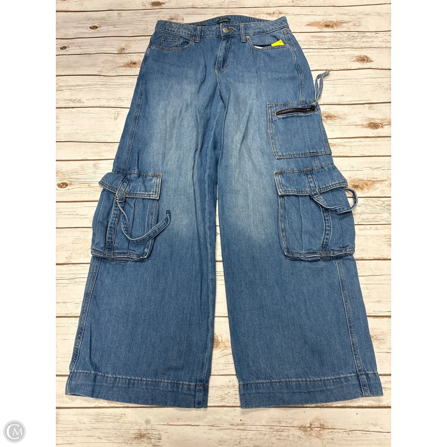 Jeans Wide Leg By Wild Fable In Blue Denim, Size: 4