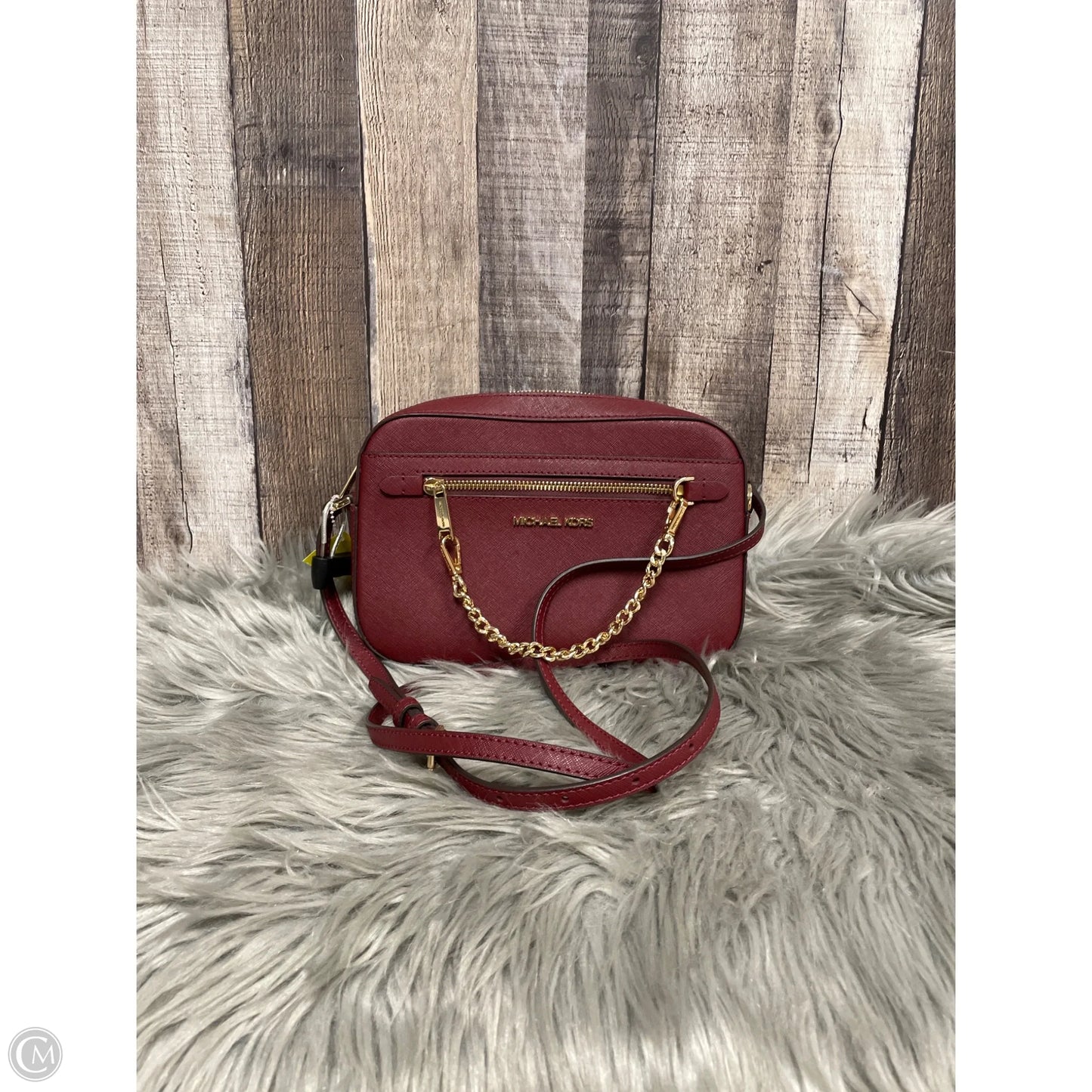 Crossbody Designer By Michael Kors, Size: Medium