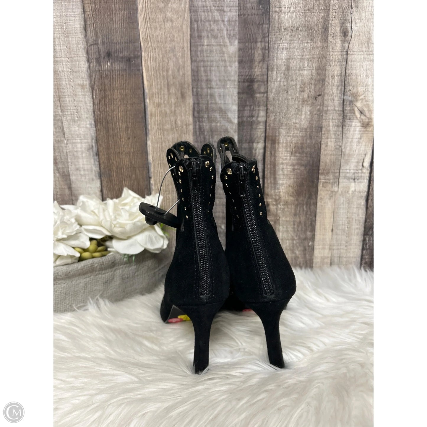 Boots Ankle Heels By Cme In Black, Size: 9.5