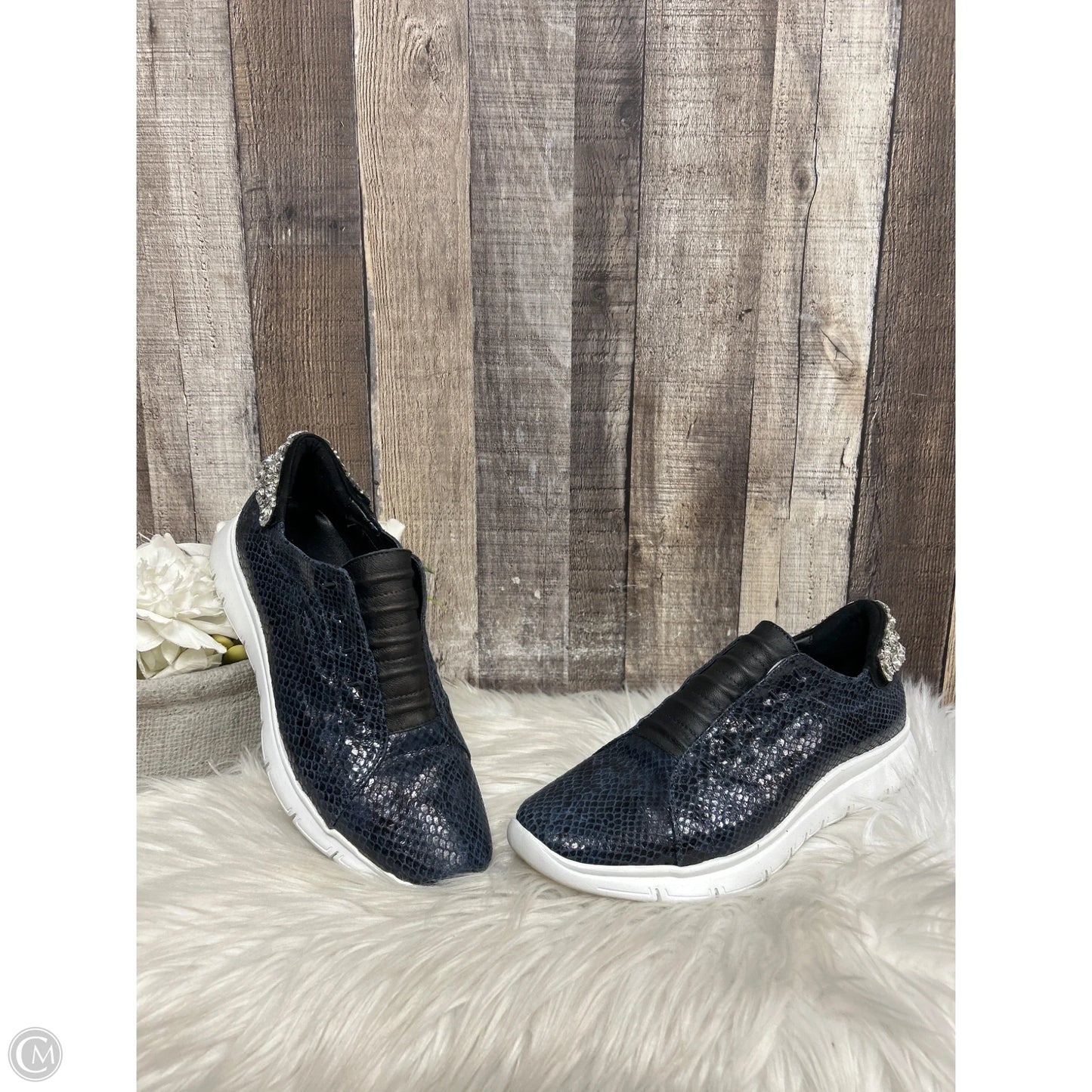 Shoes Flats By Sesto Meucci In Navy, Size: 9