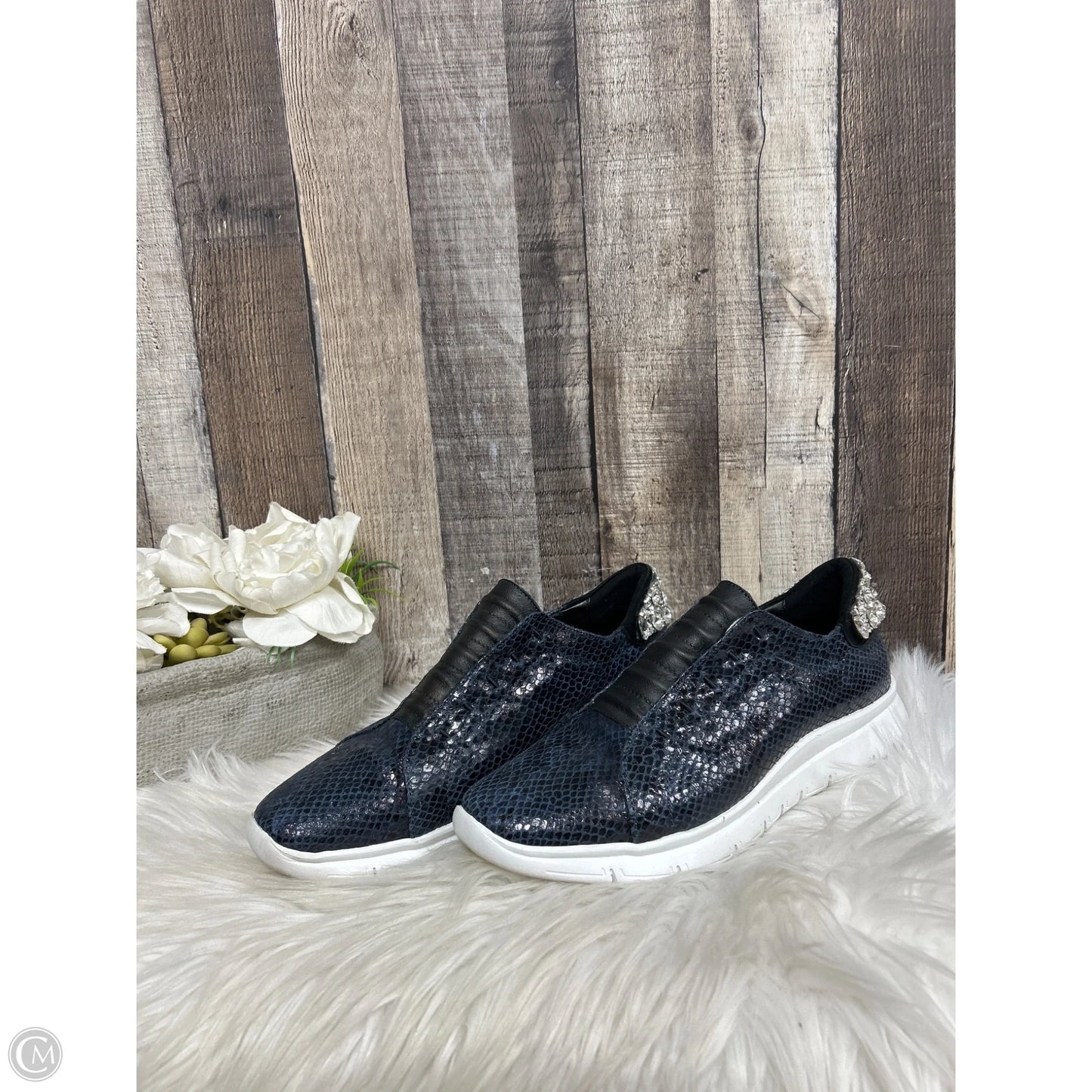 Shoes Flats By Sesto Meucci In Navy, Size: 9