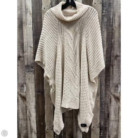 Poncho By Mossimo In Beige, Size: L