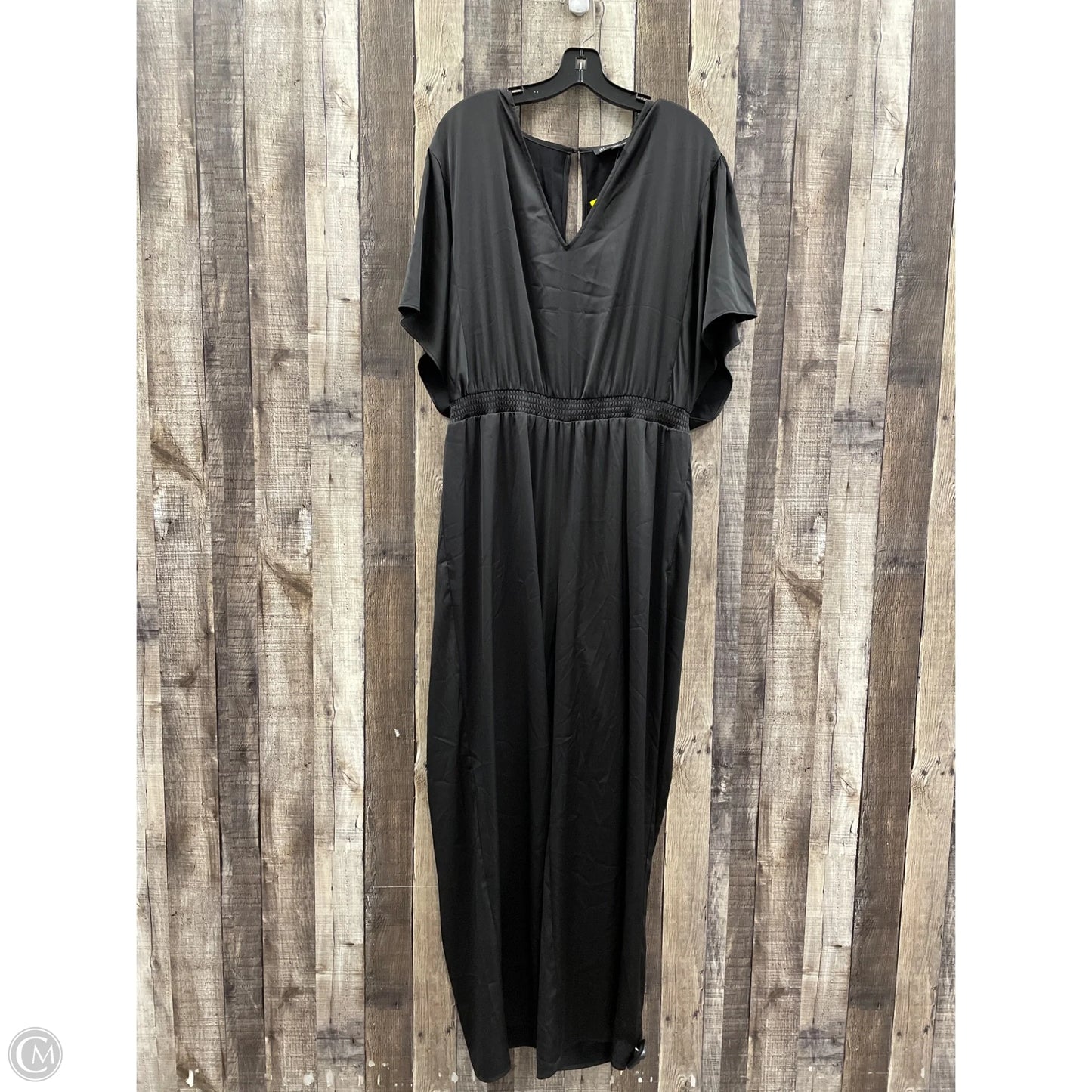 Jumpsuit By International Concepts In Black, Size: Xl