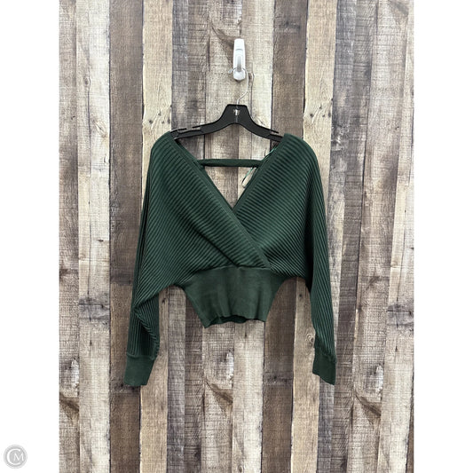 Top Long Sleeve By Love Tree In Green, Size: L