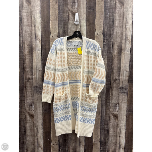Sweater Cardigan By Pink Rose In Multi-colored, Size: S