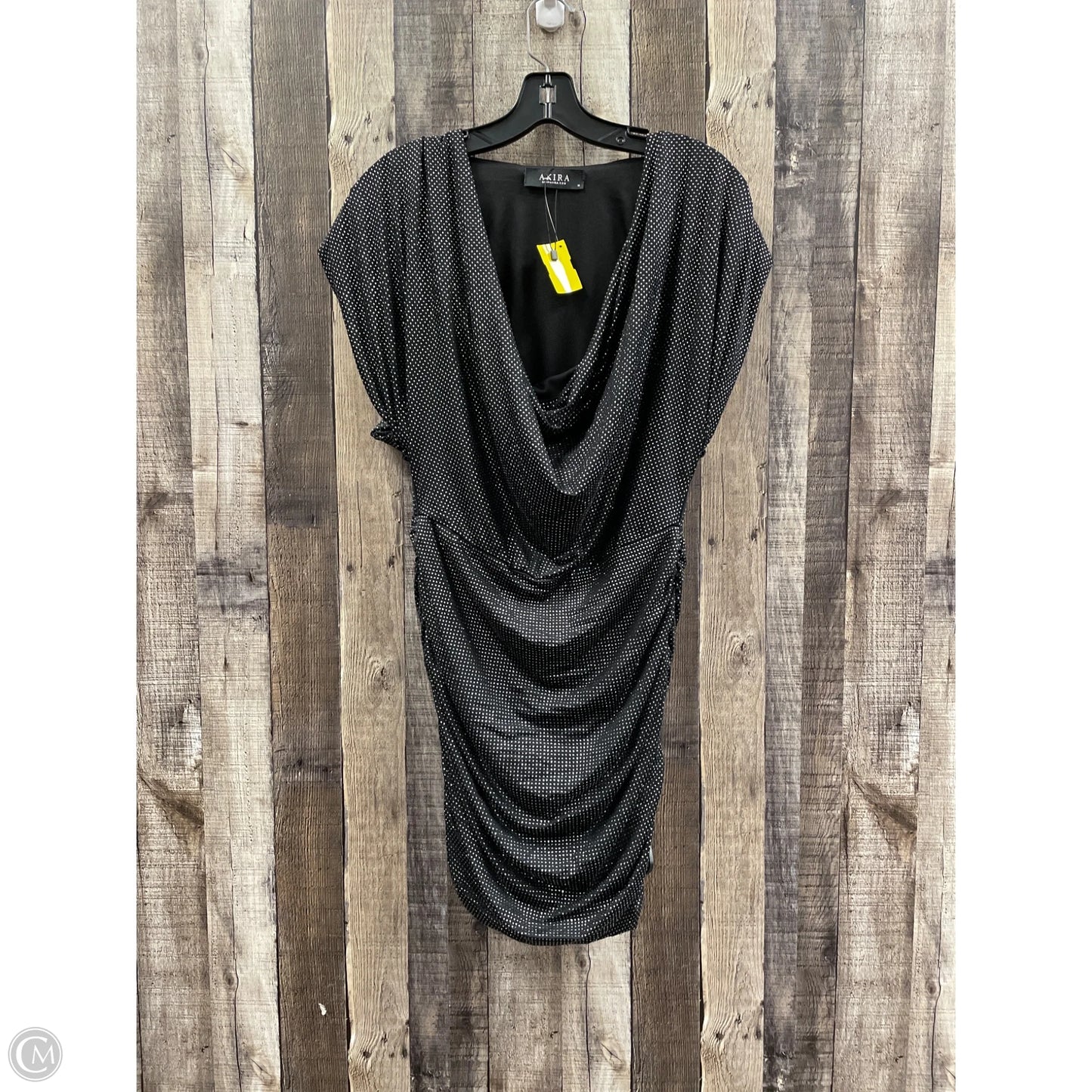 Dress Party Short By Akira In Black & Silver, Size: M