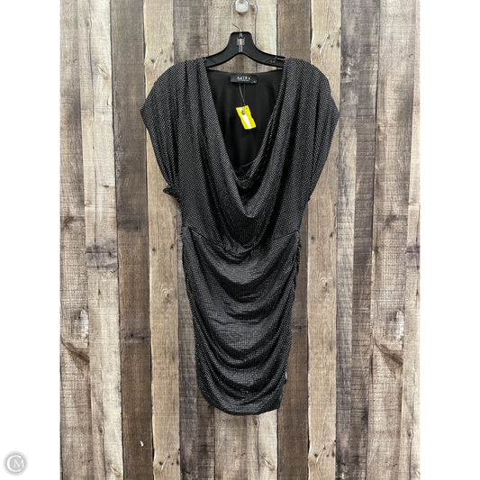 Dress Party Short By Akira In Black & Silver, Size: M