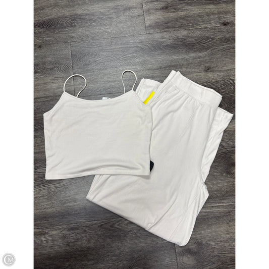 Pants Set 2pc By American Eagle In Ivory, Size: L