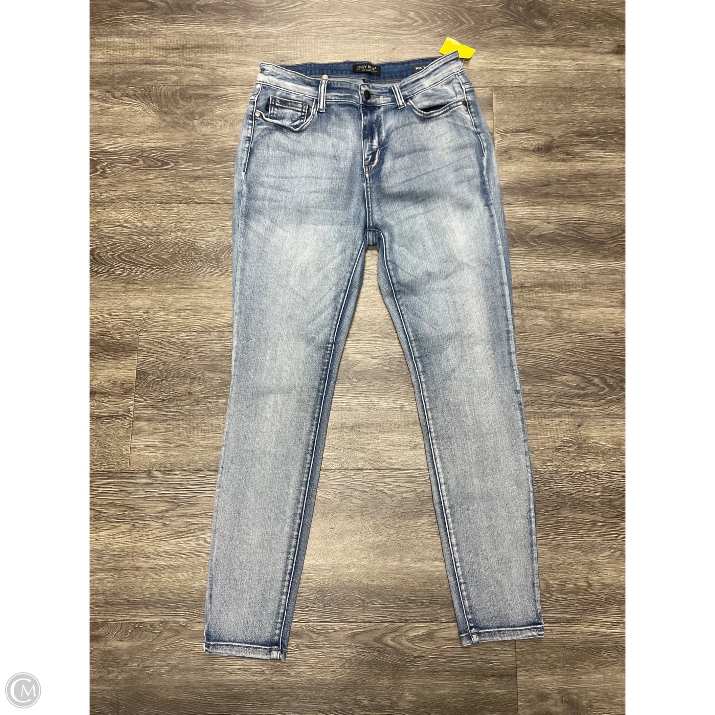 Jeans Straight By Judy Blue In Blue Denim, Size: 10