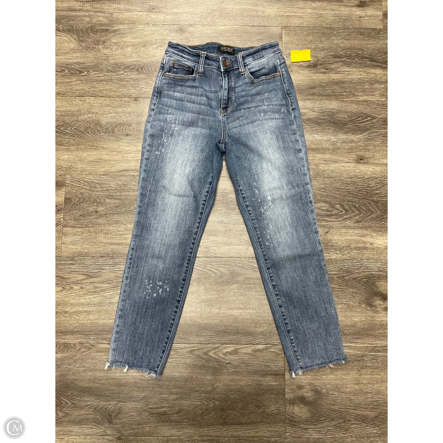 Jeans Straight By Judy Blue In Blue Denim, Size: 4