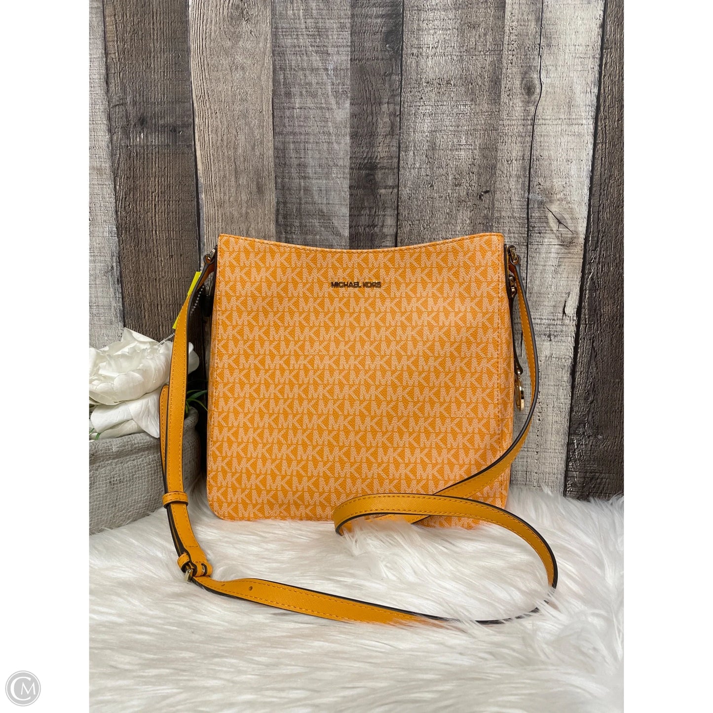 Crossbody Designer By Michael Kors, Size: Medium