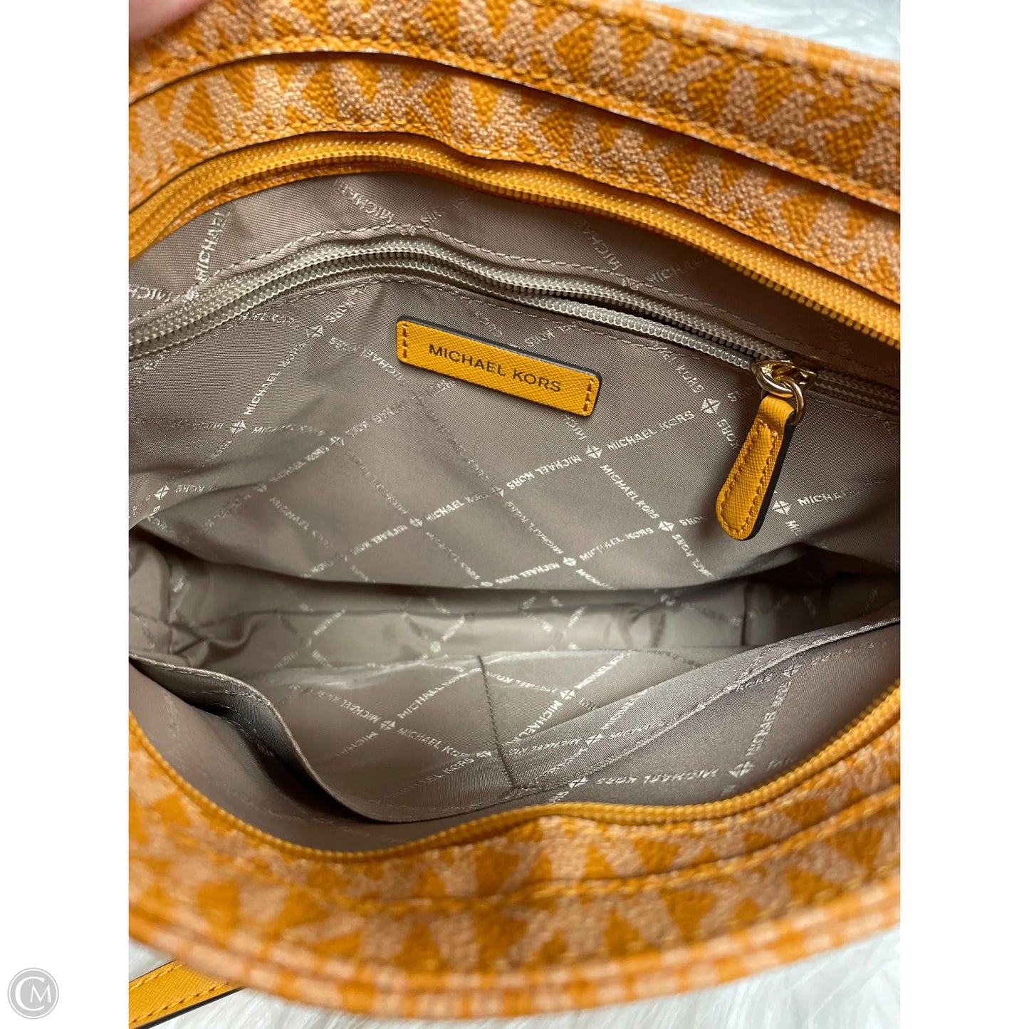 Crossbody Designer By Michael Kors, Size: Medium