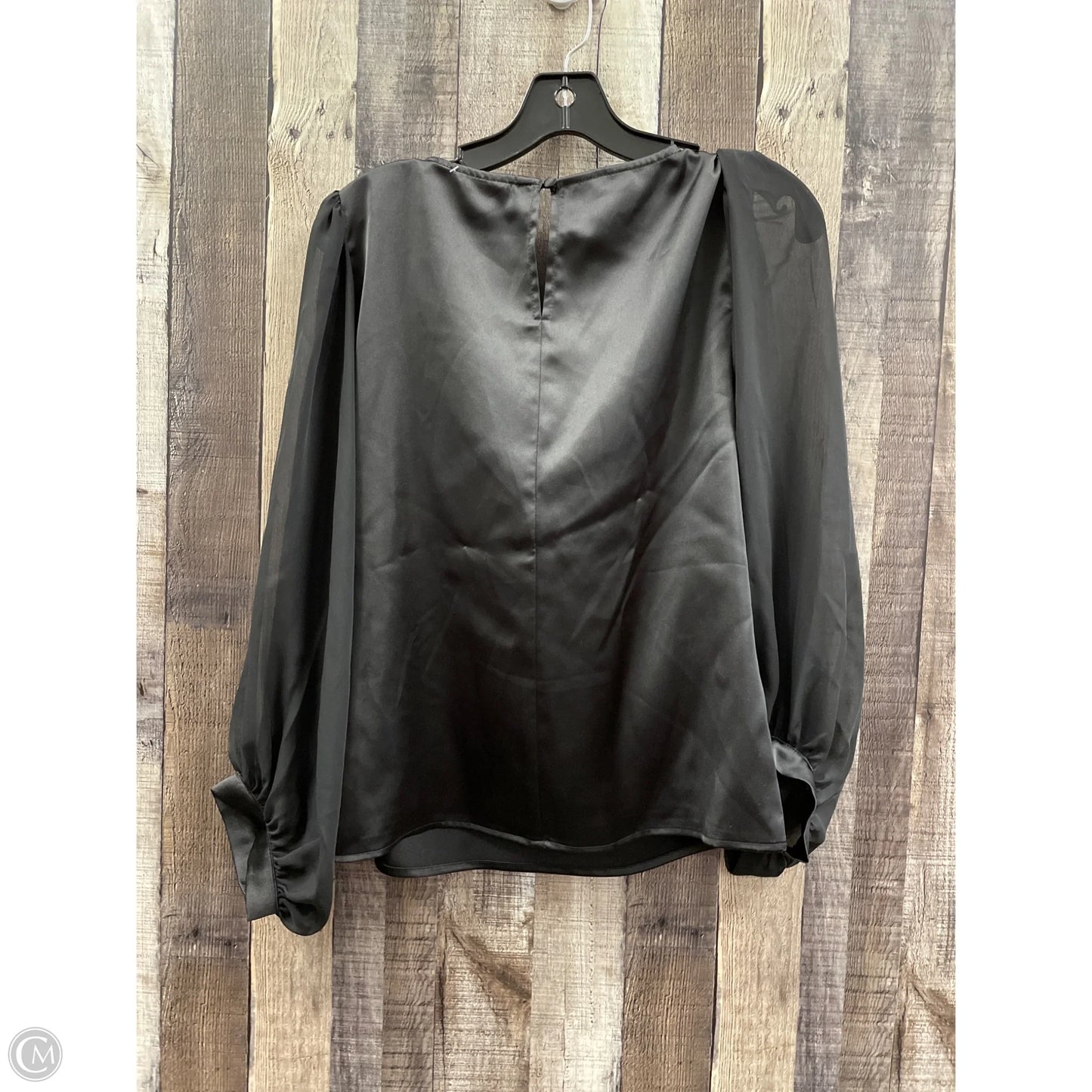 Top Long Sleeve By Cache In Black, Size: Xs