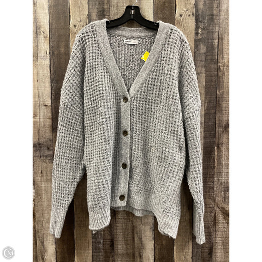 Sweater Cardigan By Sonoma In Grey, Size: 3x