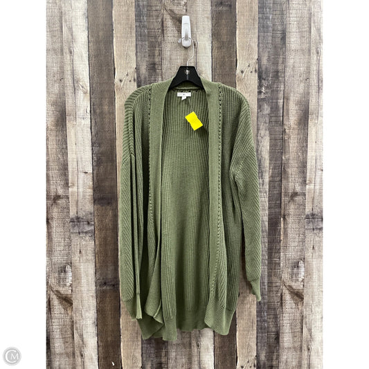 Sweater Cardigan By Bp In Green, Size: S