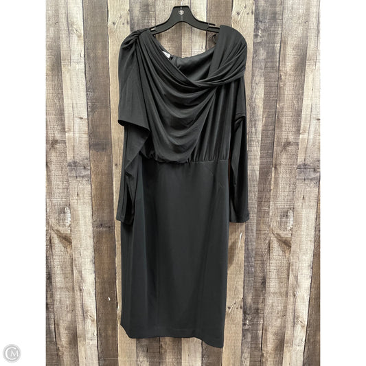 Dress Party Midi By Maggy London In Black, Size: L