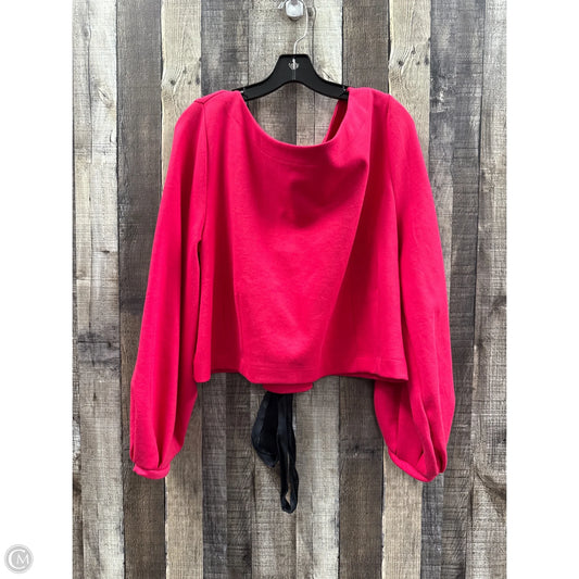 Top Long Sleeve By Maeve In Pink, Size: Xl