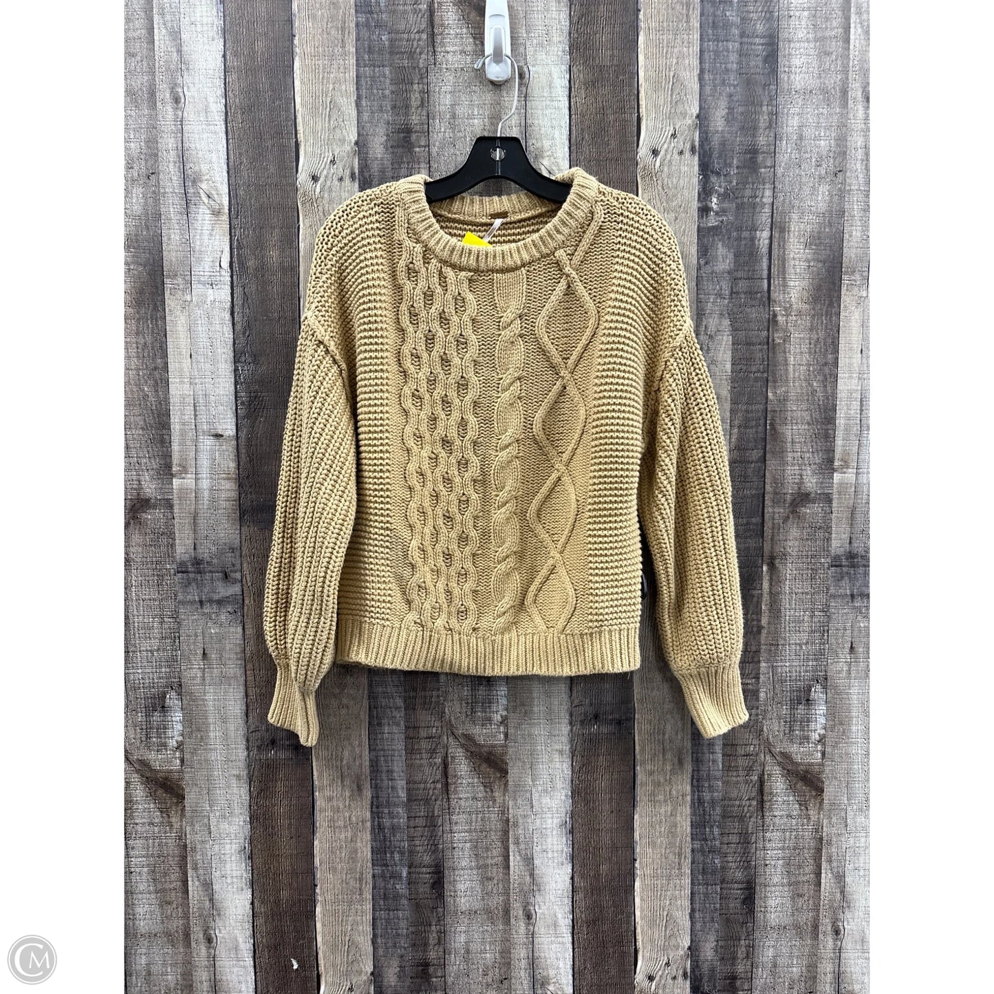 Sweater By Free People In Tan, Size: Xs