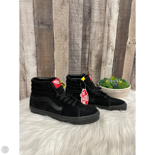 Shoes Flats By Vans In Black, Size: 10