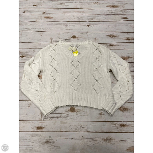 Sweater By Francesca's In Ivory, Size: S