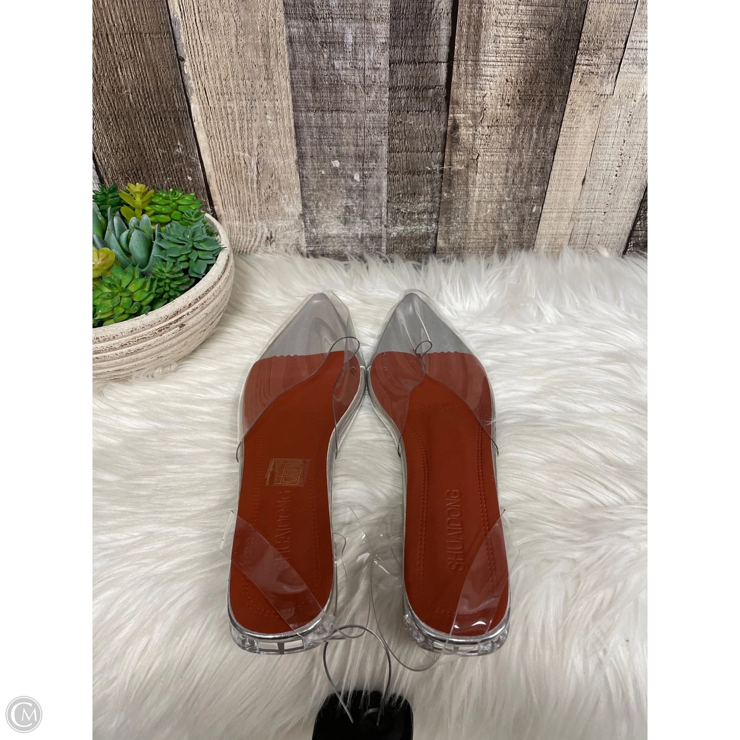 Shoes Flats By Cmf In Clear, Size: 9