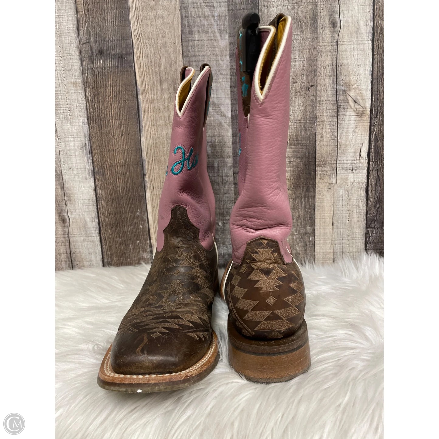 Boots Western By Cmc In Multi-colored, Size: 9.5
